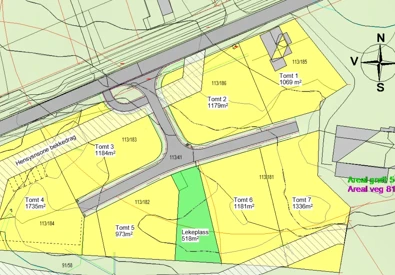 Tomteområde ved Hernes skole Tomteområde ved Hernes skole